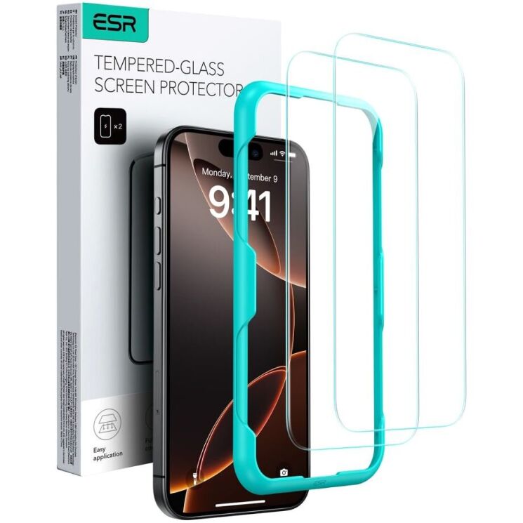 Комплект защитных стекол ESR Screen Protector Set для Apple iPhone 16 Pro Max: фото 1 из 9