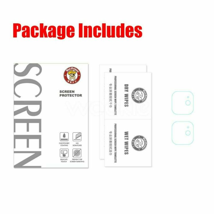 Комплект защитных стекол HAT PRINCE 9H Camera Protector для iPhone 11 Pro: фото 4 из 5