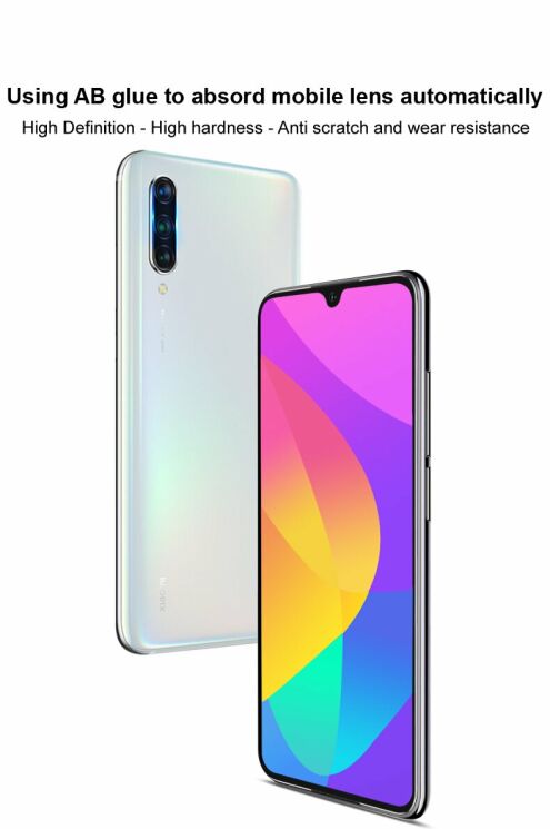 Комплект защитных стекол IMAK Camera Lens Protector для Xiaomi Mi A3 / Mi CC9e: фото 10 из 12