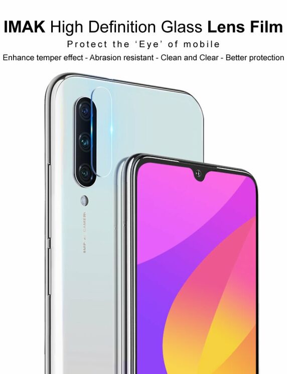 Комплект защитных стекол IMAK Camera Lens Protector для Xiaomi Mi A3 / Mi CC9e: фото 6 из 12