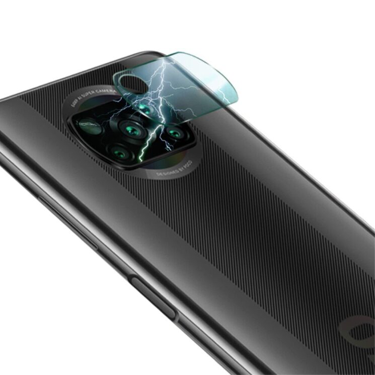 Комплект защитных стекол на камеру IMAK Camera Lens Protector для Xiaomi Poco X3: фото 3 из 15