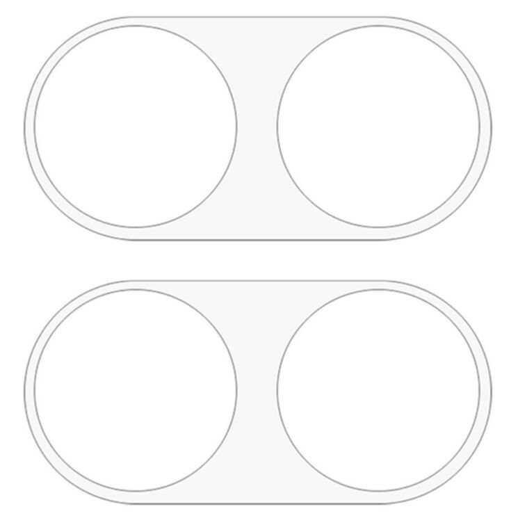 Комплект защитных стекол на заднюю камеру Deexe Camera Lens Protector для Nothing CMF Phone 1: фото 2 из 6