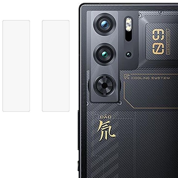 Комплект защитных стекол на заднюю камеру Deexe Camera Lens Protector для ZTE Nubia Red Magic 9 Pro: фото 1 из 5