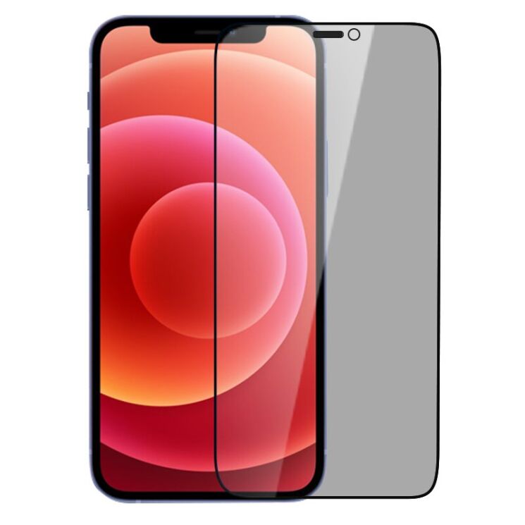 Захисне скло NILLKIN Anti-Spy для Apple iPhone 12 Pro Max - Black: фото 1 з 17
