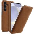 Кожаный чехол MELKCO Jacka Type для Samsung Galaxy S25 Plus (S936) - Brown (376029Z)