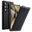 Кожаный чехол MELKCO Jacka Type для Samsung Galaxy S25 Ultra (S938) - Black (372297B)