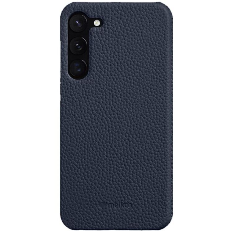 Кожаный чехол MELKCO Leather Case для Samsung Galaxy S23 Plus (S916) - Dark Blue: фото 1 из 4