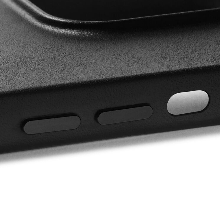 Кожаный чехол MUJJO Full Leather для Apple iPhone 14 - Black: фото 10 из 13