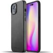 Кожаный чехол MUJJO Full Leather для Apple iPhone 14 - Black (337026B)