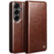 Кожаный чехол QIALINO Classic Case для Samsung Galaxy S26 Plus - Brown (404328Z)