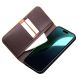 Кожаный чехол QIALINO Wallet Case для Apple iPhone 16 - Brown (360739Z). Фото 3 из 11