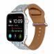 Шкіряний ремінець Deexe Fashion Elegant для Apple Watch 46 / 45 / 44 / SE 44 / 42 (Series 1-3) / Ultra / Ultra 2 - Triangle (251338G). Фото 2 з 5