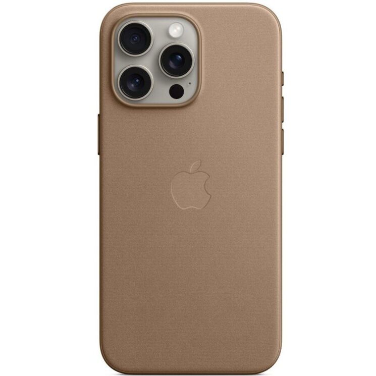 Оригінальний чохол FineWoven MagSafe для Apple iPhone 15 Pro Max - Taupe: фото 2 з 10