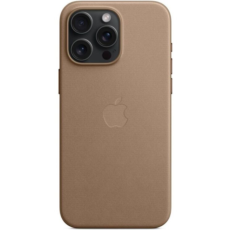 Оригінальний чохол FineWoven MagSafe для Apple iPhone 15 Pro Max - Taupe: фото 1 з 10