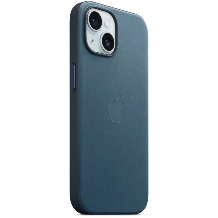 Оригинальный чехол FineWoven MagSafe для Apple iPhone 15 (MT3G3) - Pacific Blue: фото 3 из 4