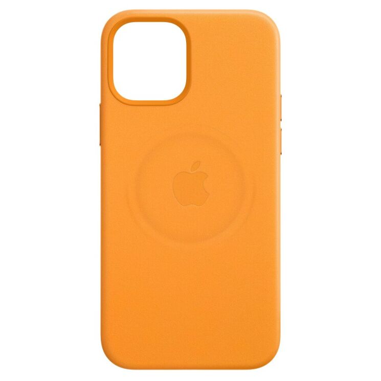Оригинальный чехол MagSafe Leather Case для Apple iPhone 12 mini (MHK63ZE/A) - California Poppy: фото 5 из 6