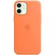 Оригинальный чехол MagSafe Silicone Case для Apple iPhone 12 Mini (MHKN3) - Kumquat (260158O). Фото 1 из 6