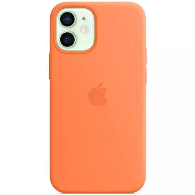 Оригинальный чехол MagSafe Silicone Case для Apple iPhone 12 Mini (MHKN3) - Kumquat: фото 1 из 6