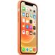 Оригинальный чехол MagSafe Silicone Case для Apple iPhone 12 Mini (MHKN3) - Kumquat (260158O). Фото 6 из 6