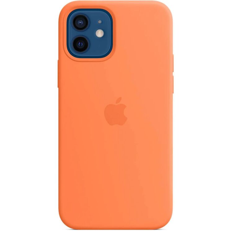 Оригинальный чехол MagSafe Silicone Case для Apple iPhone 12 Mini (MHKN3) - Kumquat: фото 2 из 6