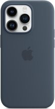 Оригинальный чехол Silicone Case with MagSafe для Apple iPhone 14 Pro (MPTF3) - Storm Blue: фото 1 из 6