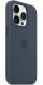 Оригинальный чехол Silicone Case with MagSafe для Apple iPhone 14 Pro (MPTF3) - Storm Blue (306625L). Фото 5 из 6