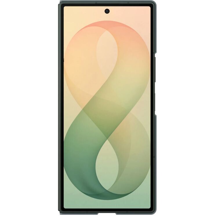 Оригінальний чохол Silicone Magnet Case для Samsung Galaxy Fold 8 Ultra (EF-EF976CGEGUA) - Dark Green: фото 4 з 5