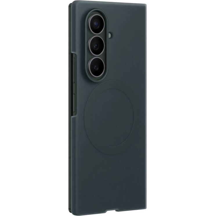Оригінальний чохол Silicone Magnet Case для Samsung Galaxy Fold 8 Ultra (EF-EF976CGEGUA) - Dark Green: фото 3 з 5
