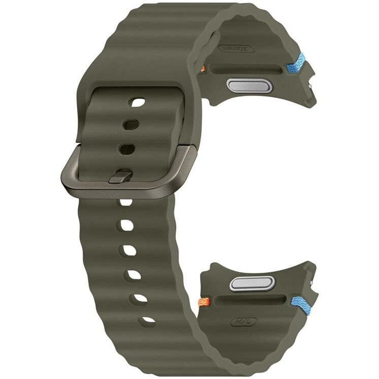Оригинальный ремешок Sport Band (M/L) для Samsung Galaxy Watch 4 / 4 Classic / 5 / 5 Pro / 6 / 6 Classic / 7 / FE (ET-SNL31LKEGEU) - Green: фото 1 из 3