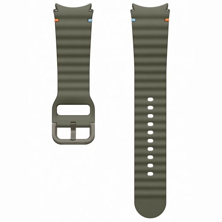 Оригинальный ремешок Sport Band (M/L) для Samsung Galaxy Watch 4 / 4 Classic / 5 / 5 Pro / 6 / 6 Classic / 7 / FE (ET-SNL31LKEGEU) - Green: фото 2 из 3