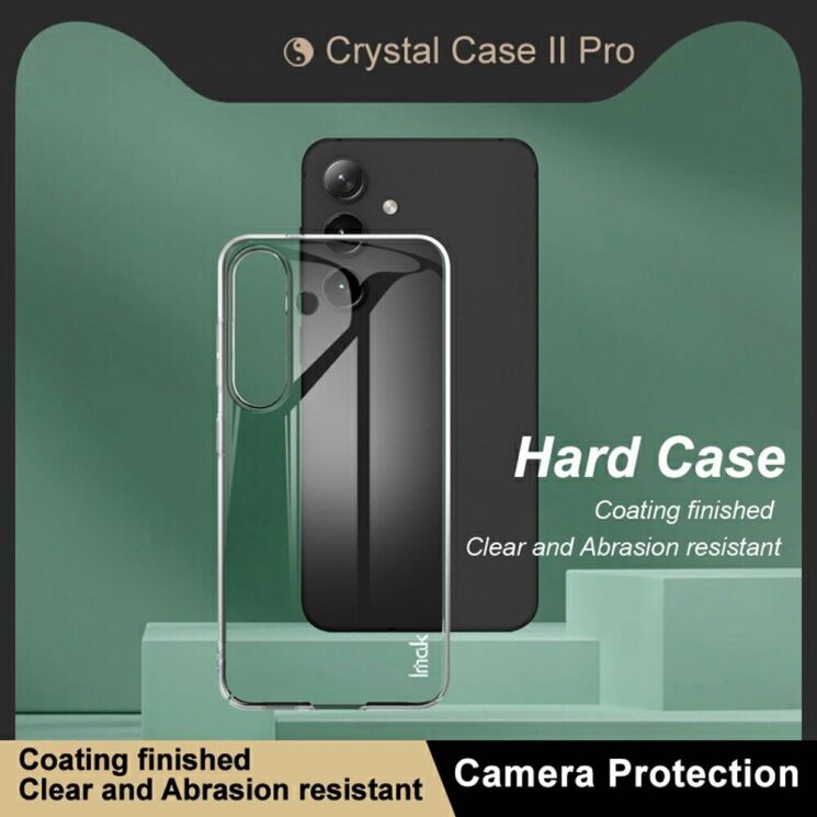 Пластиковый чехол IMAK Crystal II Pro для Samsung Galaxy S25 Plus (S936) - Transparent: фото 4 из 10