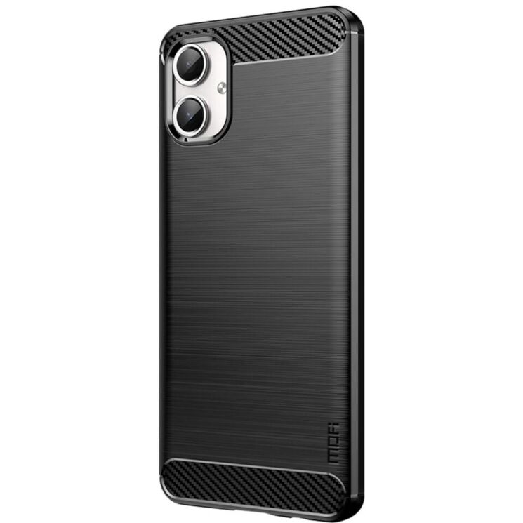 Силиконовый (TPU) чехол MOFI Carbon Fiber для Samsung Galaxy A06 (A065) - Black: фото 2 из 10