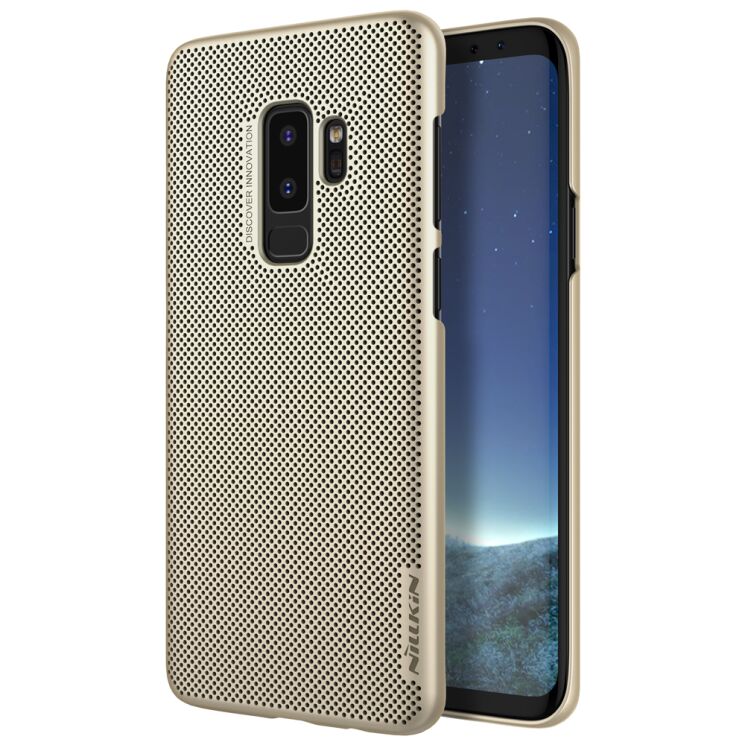 Пластиковый чехол NILLKIN Air Series для Samsung Galaxy S9+ (G965) - Gold: фото 1 из 13