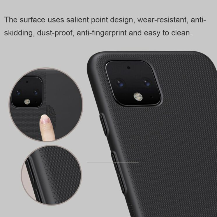 Пластиковий чохол NILLKIN Frosted Shield для Google Pixel 4 - Blue: фото 12 з 18