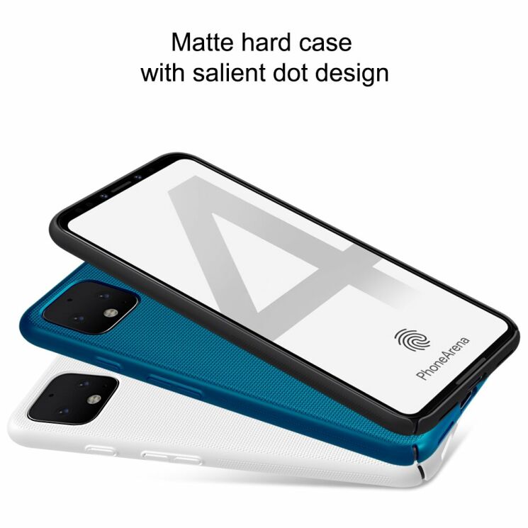 Пластиковий чохол NILLKIN Frosted Shield для Google Pixel 4 - Blue: фото 9 з 18