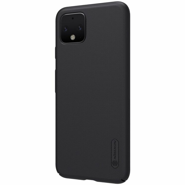 Пластиковий чохол NILLKIN Frosted Shield для Google Pixel 4 - Black: фото 3 з 18