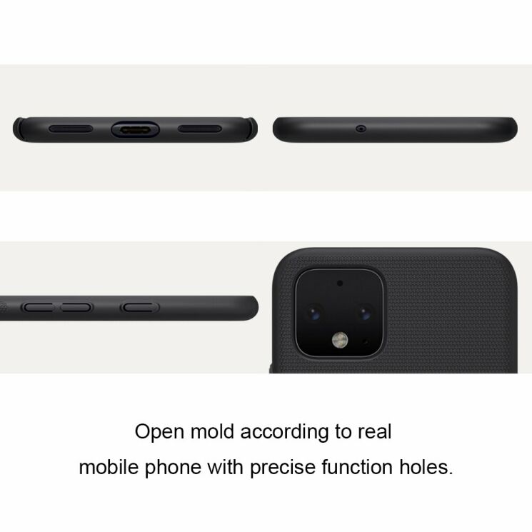 Пластиковий чохол NILLKIN Frosted Shield для Google Pixel 4 - Blue: фото 13 з 18