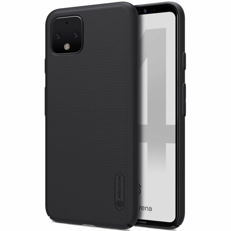 Пластиковий чохол NILLKIN Frosted Shield для Google Pixel 4 - Black: фото 5 з 18