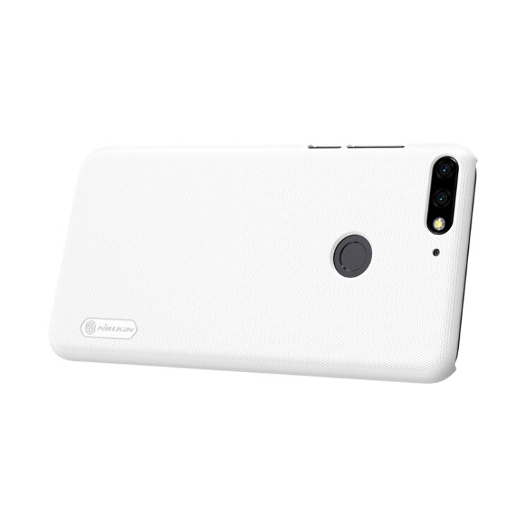 Пластиковый чехол NILLKIN Frosted Shield для Huawei Y7 2018 / Y7 Prime 2018 / Honor 7C Pro - White: фото 5 из 14