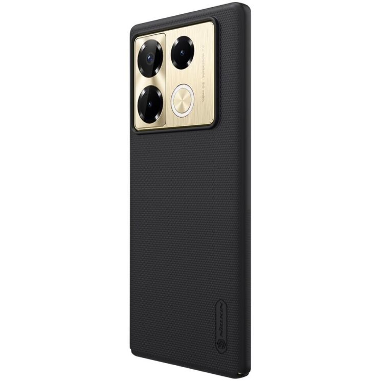 Пластиковый чехол NILLKIN Frosted Shield для Infinix Note 40 Pro - Black: фото 4 из 17