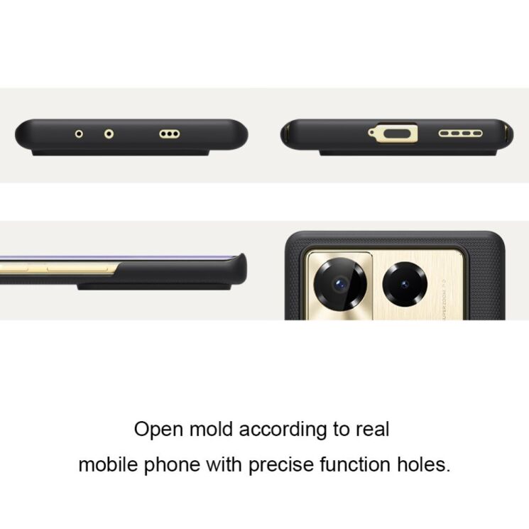 Пластиковый чехол NILLKIN Frosted Shield для Infinix Note 40 Pro - Black: фото 10 из 17
