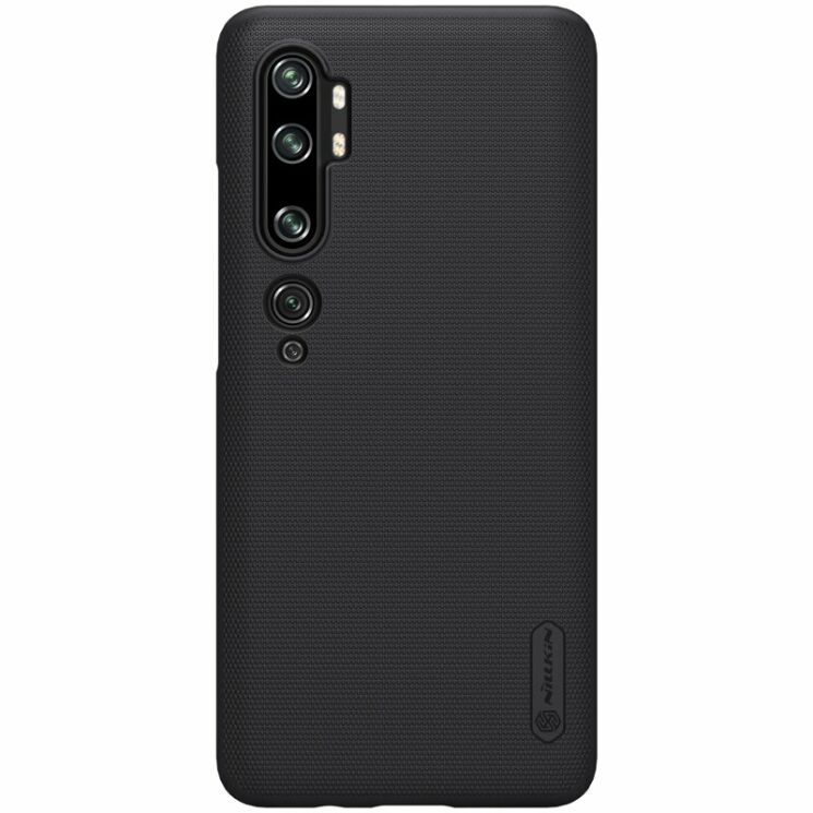 Пластиковий чохол NILLKIN Frosted Shield для Xiaomi Mi Note 10 Pro - Black: фото 2 з 19