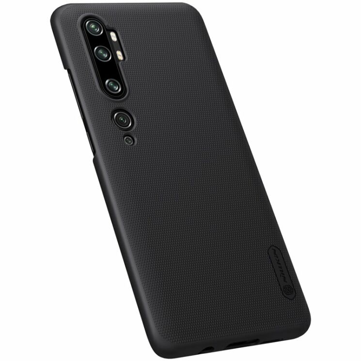 Пластиковий чохол NILLKIN Frosted Shield для Xiaomi Mi Note 10 Pro - Black: фото 6 з 19