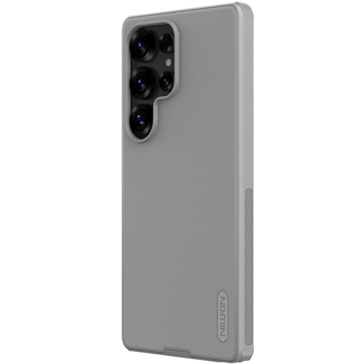 Пластиковый чехол NILLKIN Frosted Shield Pro для Samsung Galaxy S25 Ultra (S938) - Grey: фото 2 из 18