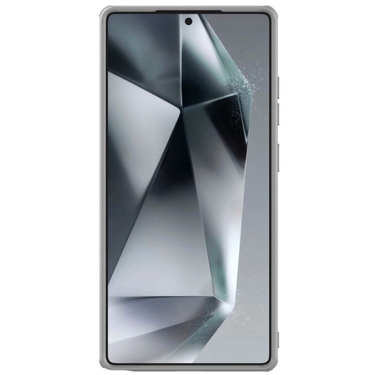 Пластиковый чехол NILLKIN Frosted Shield Pro для Samsung Galaxy S25 Ultra (S938) - Grey: фото 3 из 18