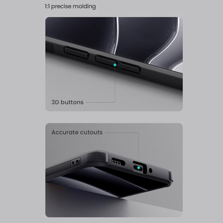 Пластиковый чехол NILLKIN Frosted Shield Pro Magnetic для Xiaomi Redmi Note 14 Pro Plus - Black: фото 15 из 16
