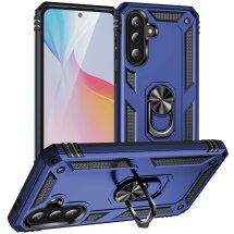 Противоударный чехол с подставкой Deexe Armor Case для Samsung Galaxy A37 (A376) - Blue: фото 1 из 7