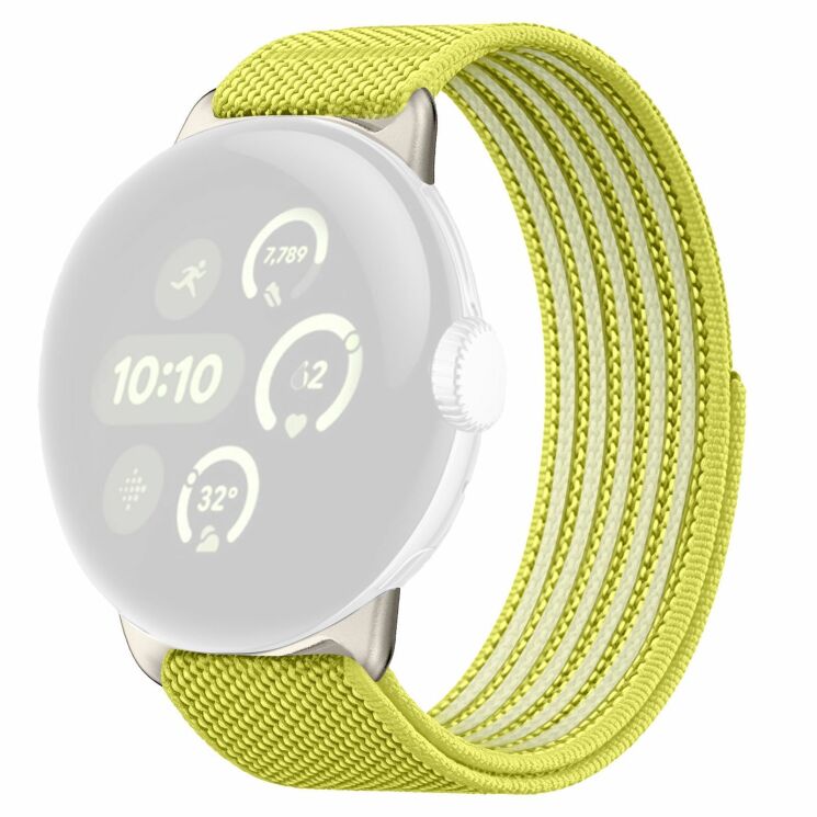 Ремешок Deexe Active Band для Google Pixel Watch 5 / 4 / 3 / 2 / 1 (41mm) - Light Green: фото 1 из 4
