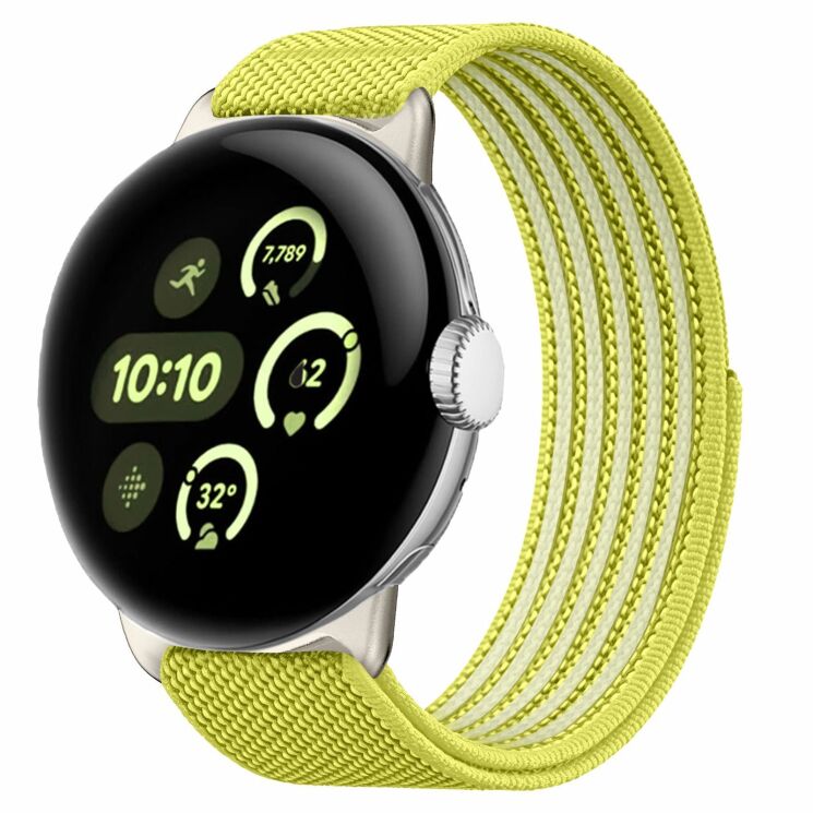Ремешок Deexe Active Band для Google Pixel Watch 5 / 4 / 3 / 2 / 1 (41mm) - Light Green: фото 2 из 4