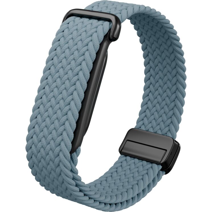 Ремешок Deexe Braided Loop для Google Fitbit Air - Rock Cyan: фото 2 из 2